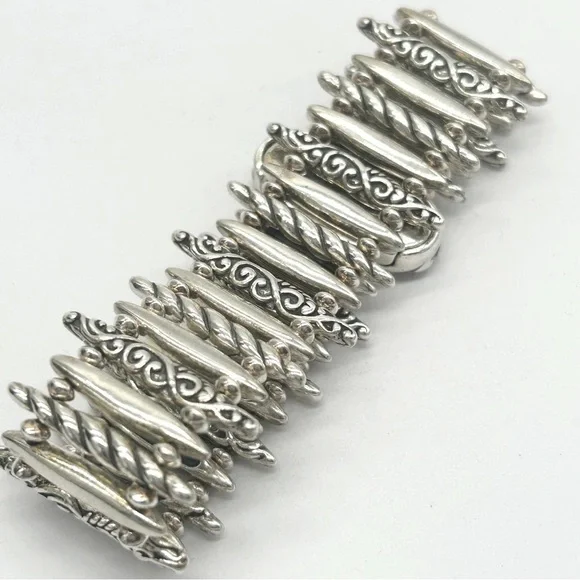 Carolyn Pollack American West Sterling Silver Saucer Bead Bracelet $599 - Picture 4 of 6